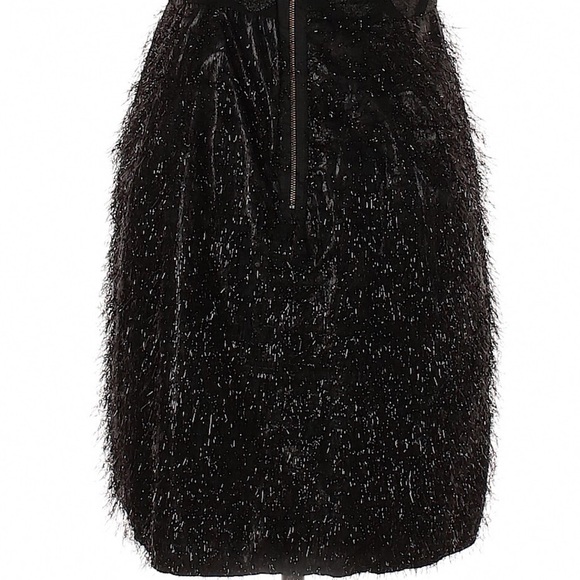 Tracy Reese Metallic Shimmy Shift Cocktail Dress - Picture 6 of 12